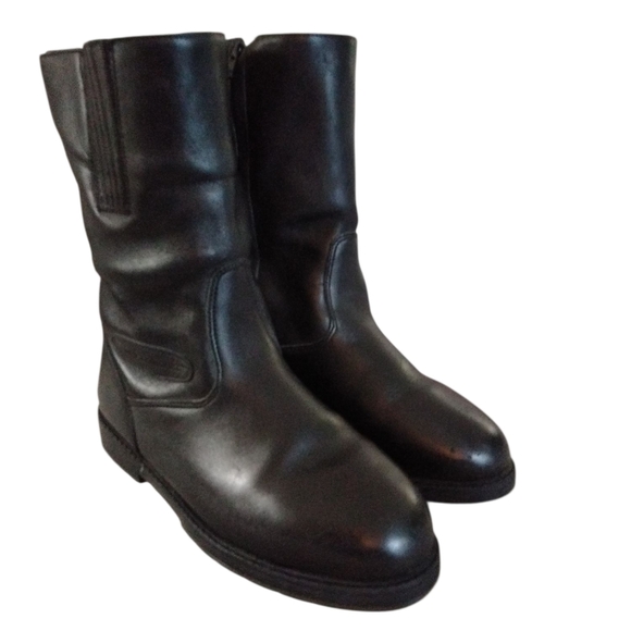 CRUISERWORKS Men's Black Leather Motorcycle Boots Waterproof Boots Size 9.5 - Picture 12 of 12